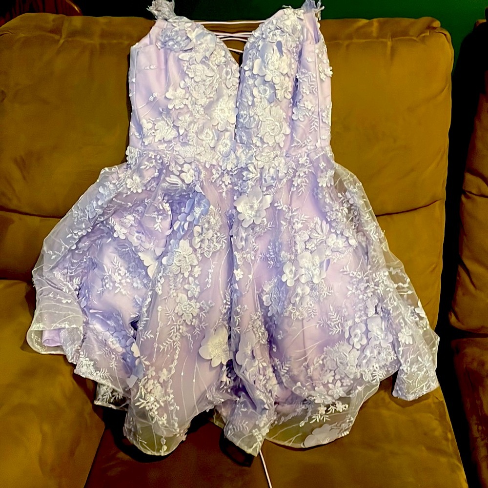 Beautiful lavender dress. MayQueen. Size 2